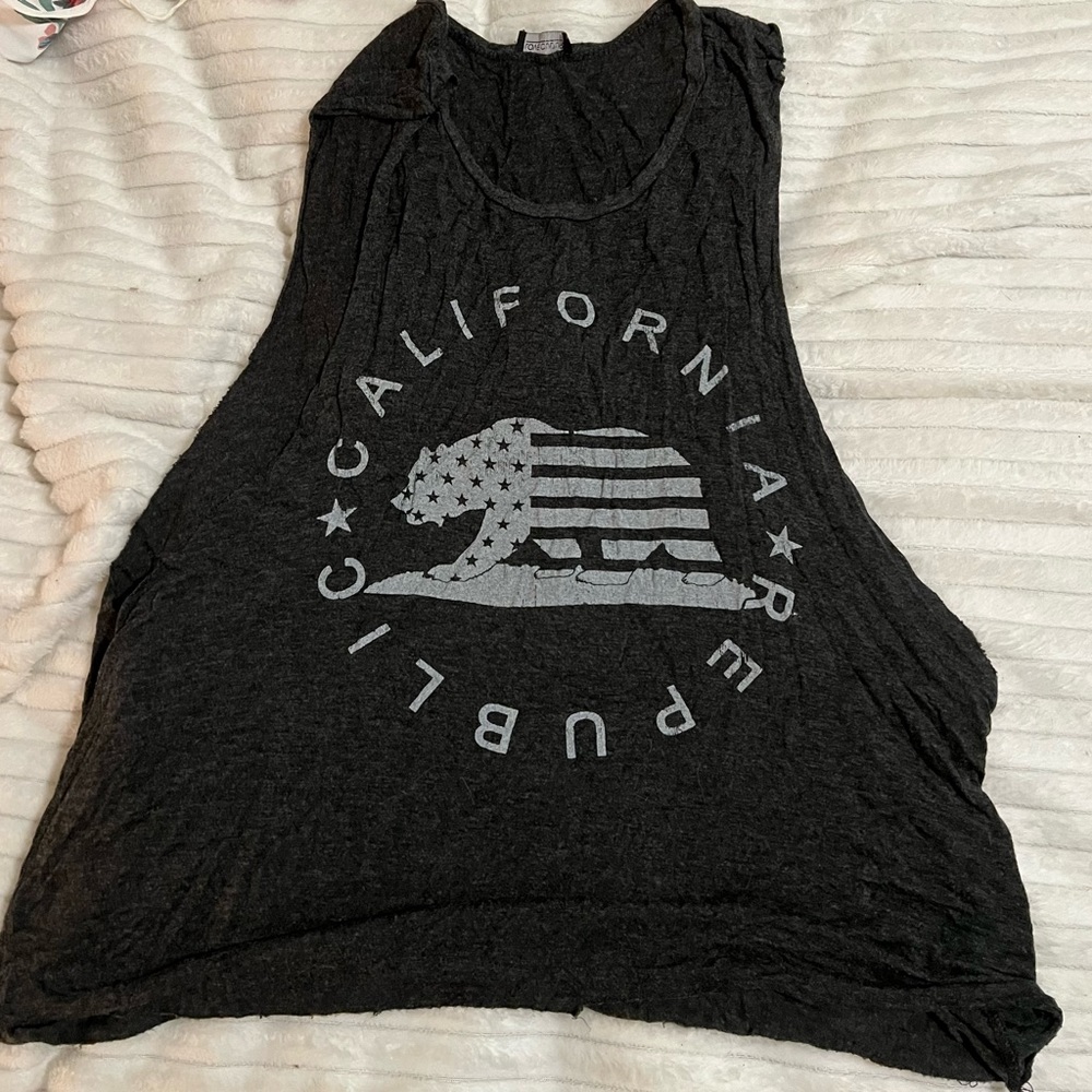 Tilly’s tank top slit on sides